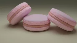 french macaron 3D model