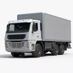 Generic Rigid Truck Low-poly 3D model