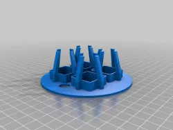 "Gro-more" quadruple hydroponic minimalist net cup with solo cup feature