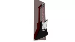 Guitar Gibson Explorer 3D model