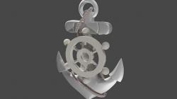 ▷ anchor with rope 3d models 【 STLFinder 】