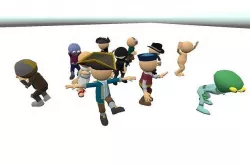 Hyper-Casual Characters pack 4 Low-poly 3D model