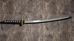 Katana Low-poly 3D model