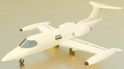 Learjet 23 3D model
