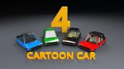 Low Poly Cartoon Car  Low-poly 3D model
