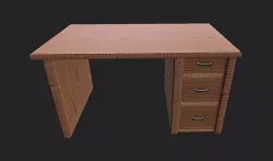 Low Poly Office 3D Table 3D model