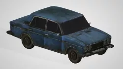 Lowpoly Car 09 Low-poly 3D model