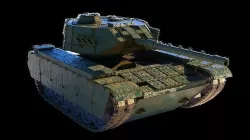 M60 Tank Low-poly 3D model