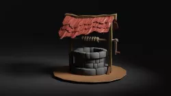 Medieval Well 3D model