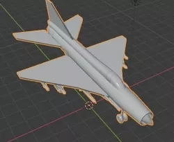 MiG-21 Fishbed Wannabe 3D model