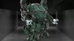 Military Mech Low-poly 3D model