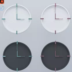 MINIMAL CLOCK 3D model