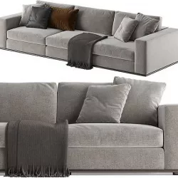 Minotti Hamilton sofa 3 seats 3D model