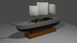 Model ship 3D model
