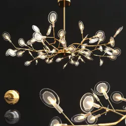 Modern firefly chandelier 3D model