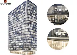 Modern office building 01 3D model