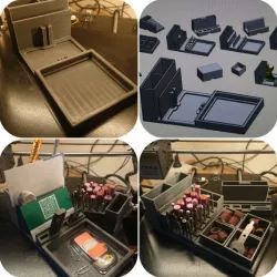 Modular Desktop Organizer - Keyboardorganizer GoldTouch