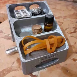 Multi Level container for desk/ikea rabbla 