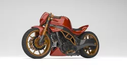 Naked Motor Bike 1000cc Modified Kawasaki modelling 3d max 2018 3D model