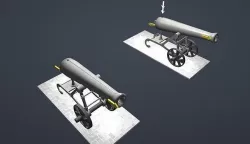 Newtons third law of motion 3D model