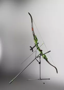 Olympic recurve bow with arrow 3D model 3D model