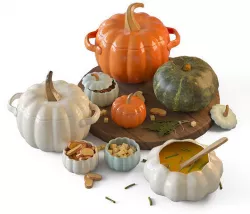 Pumpkin set 3D model