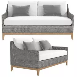 Restoration Hardware 62 inch PARAISO SOFA 3D model