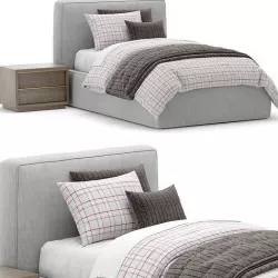 RH Baby and Child Brook bed 3D model