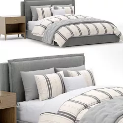 RH Baby and Child Sloane bed 3D model