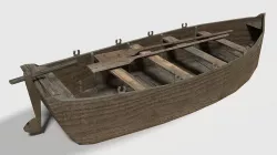 Row boat 3D model