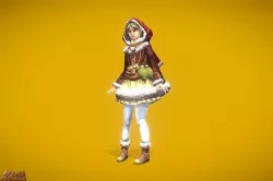 RPG Young Priest Low-poly 3D model