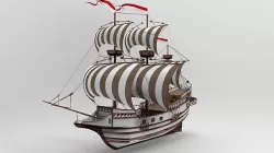Sailboat 3D model