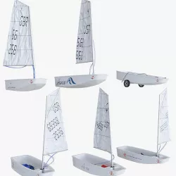Sailboat Boat 3D model