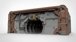 sci-fi architecture 4 3D model