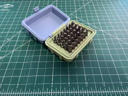 Screwdriver bit storage box