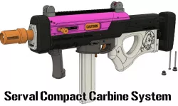 Serval Compact Carbine System- Full Auto Nerf Blaster