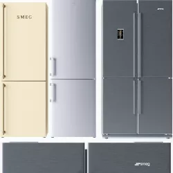 Set refrigerators Smeg 3D model