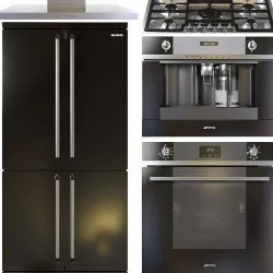 Set Smeg Appliance 3D model