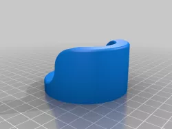 Shower Curtain Rod Support