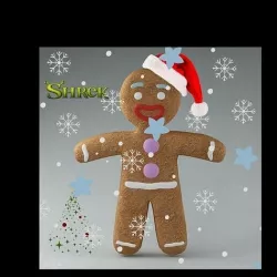 Shrek - Christmas Gingerbread 3D Model Low-poly 3D model