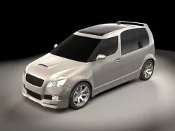 Skoda Roomster 3D model