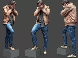 Stylized Man Character 3D model