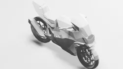 This is a Kawasaki like Bike Model 3D model