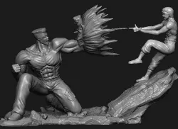 TOGURO VS YUSUKE 3D model