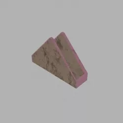 Triangle napkin 3D model
