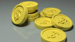 USD Gold Coin 3D model