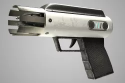 Used Sci-fi Energy Blaster Low-poly 3D model