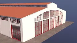 Warehouse Pier 3D model