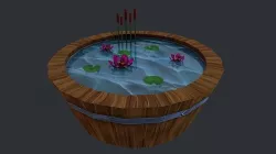 Water Tub Low-poly 3D model