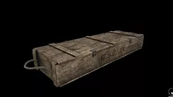WW2 Wooden Crates Low-poly 3D model